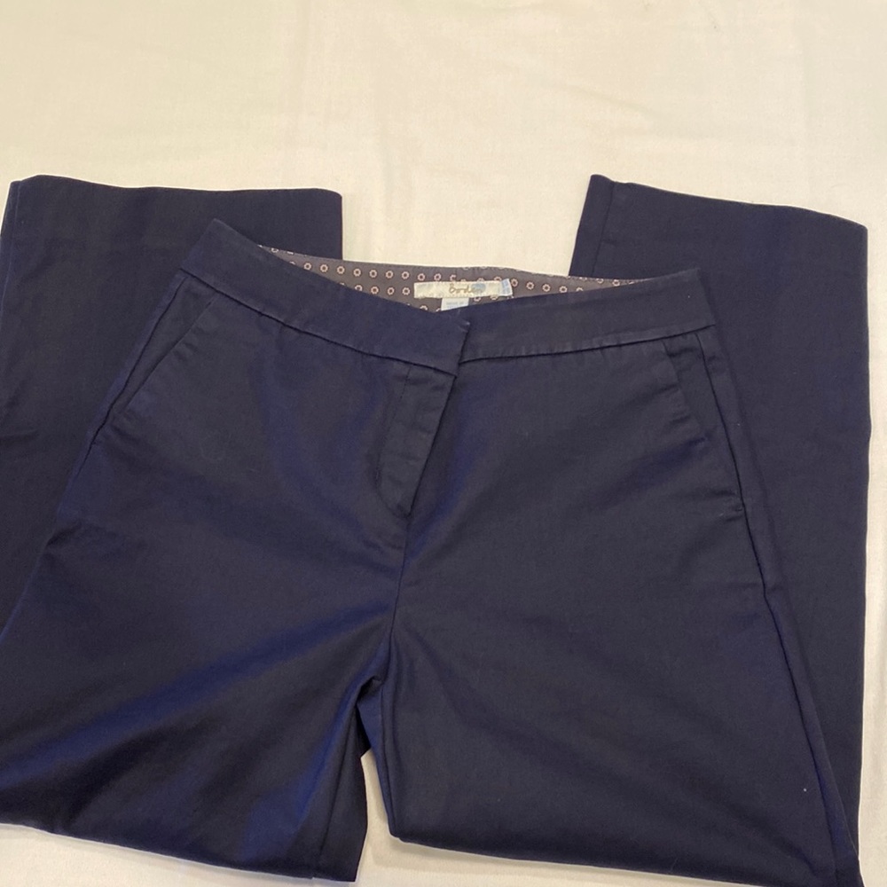 Navy Boden Wide Leg Pant